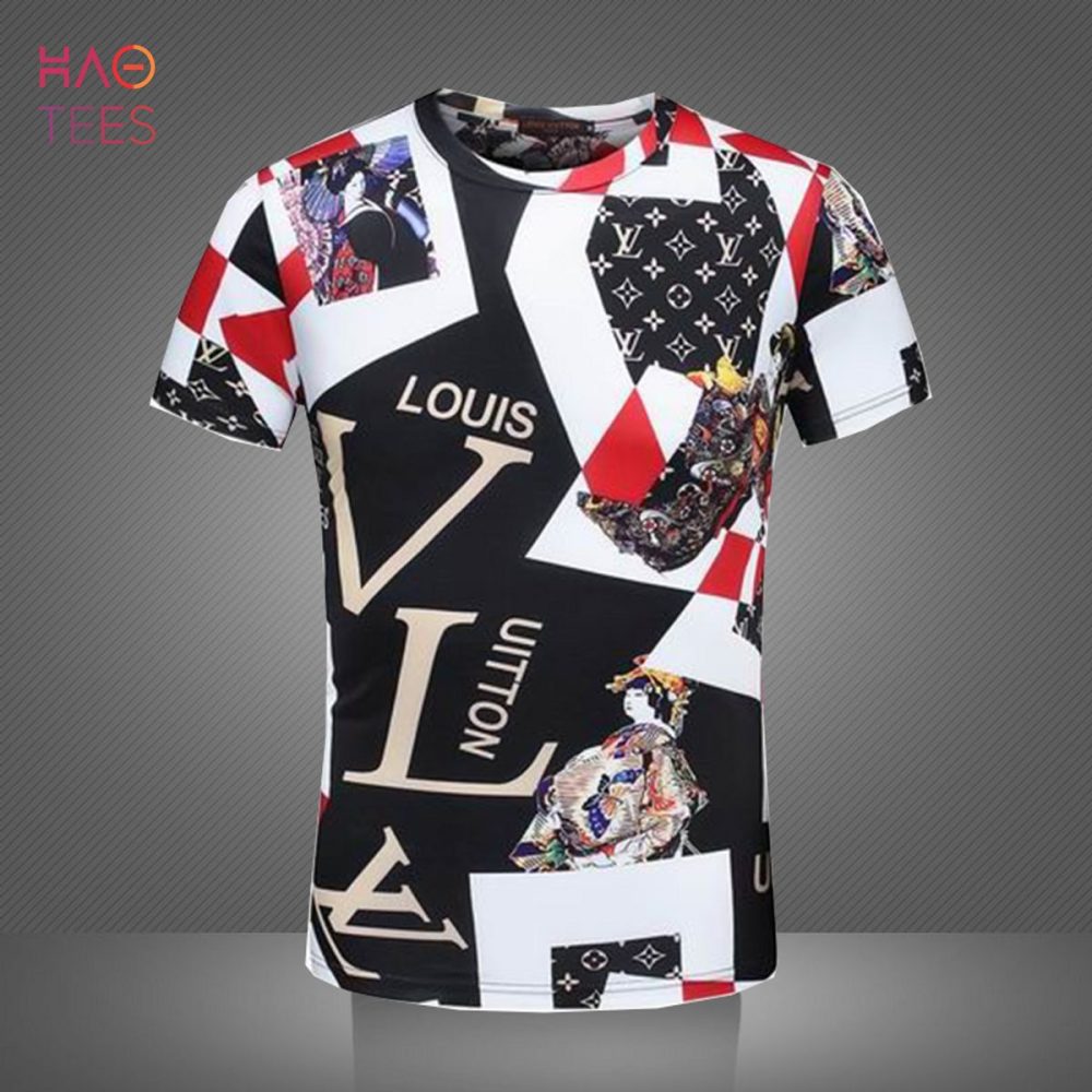 Louis Vuitton Luxury 3D T-Shirt Hot