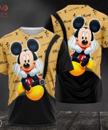 Lv Mickey Luxury Brand 3D T-Shirt