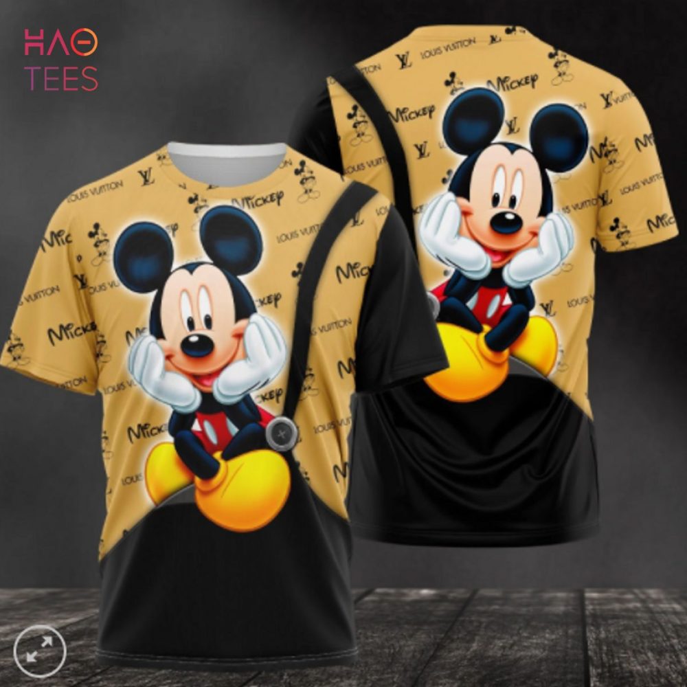 Lv Mickey Luxury Brand 3D T-Shirt