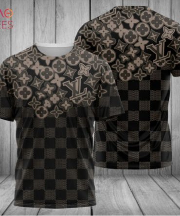 New Louis Vuitton Luxury 3D T-Shirt Limited Edition