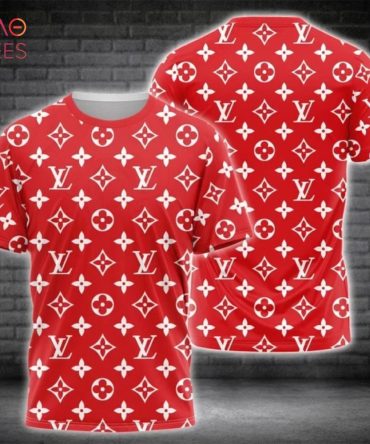 Lv Supreme Red Limited Edition 3D T-Shirt