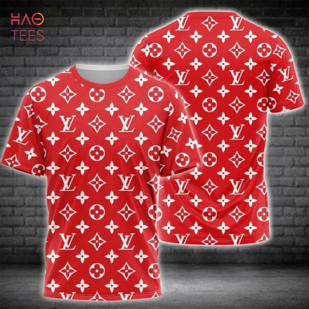 Lv Supreme Red Limited Edition 3D T-Shirt