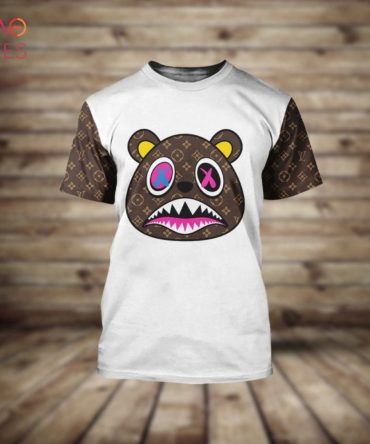 Lv Bear White 3D Shirt