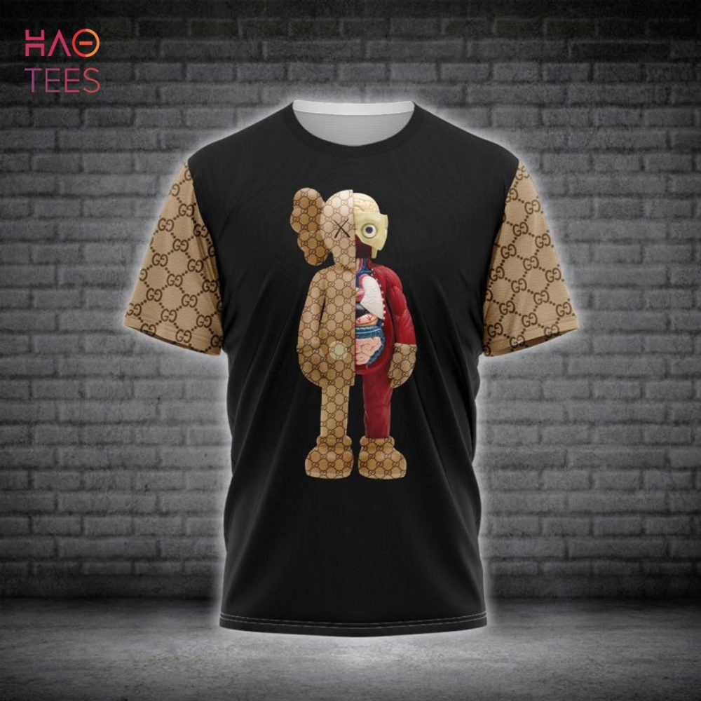 Louis LV Mix Bearbrick 3D T-Shirt Limited Edition