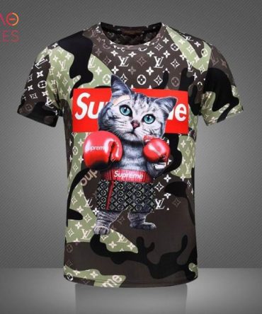 Lv Boxing Cat Limited Edition 3D T-Shirt