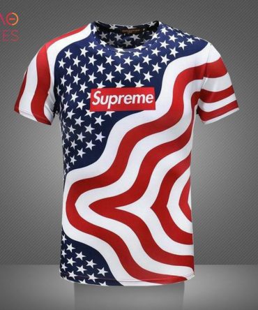 Usa Flat Mix Supreme 3D T-Shirt Limited Edition