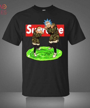 Supreme Mix Rick And Morty Men'S Shirt Limited Edition