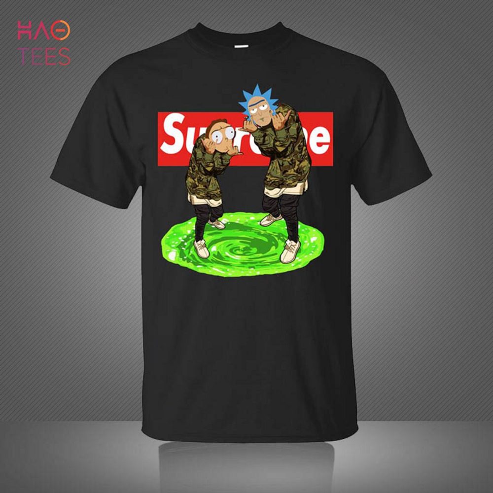 Supreme Mix Rick And Morty Men'S Shirt Limited Edition