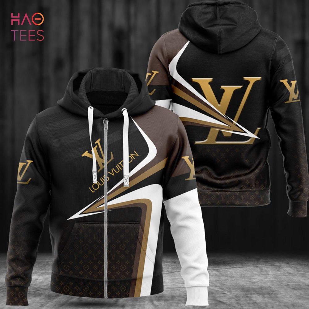 Louis Vuitton Luxury Brand Black Color Hoodie Limited Edition