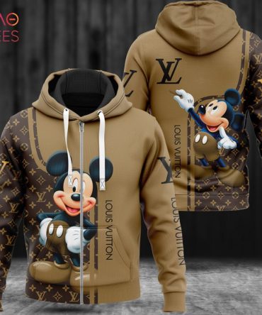 Louis Vuitton Mickey Luxury 3D Hoodie Pod Design