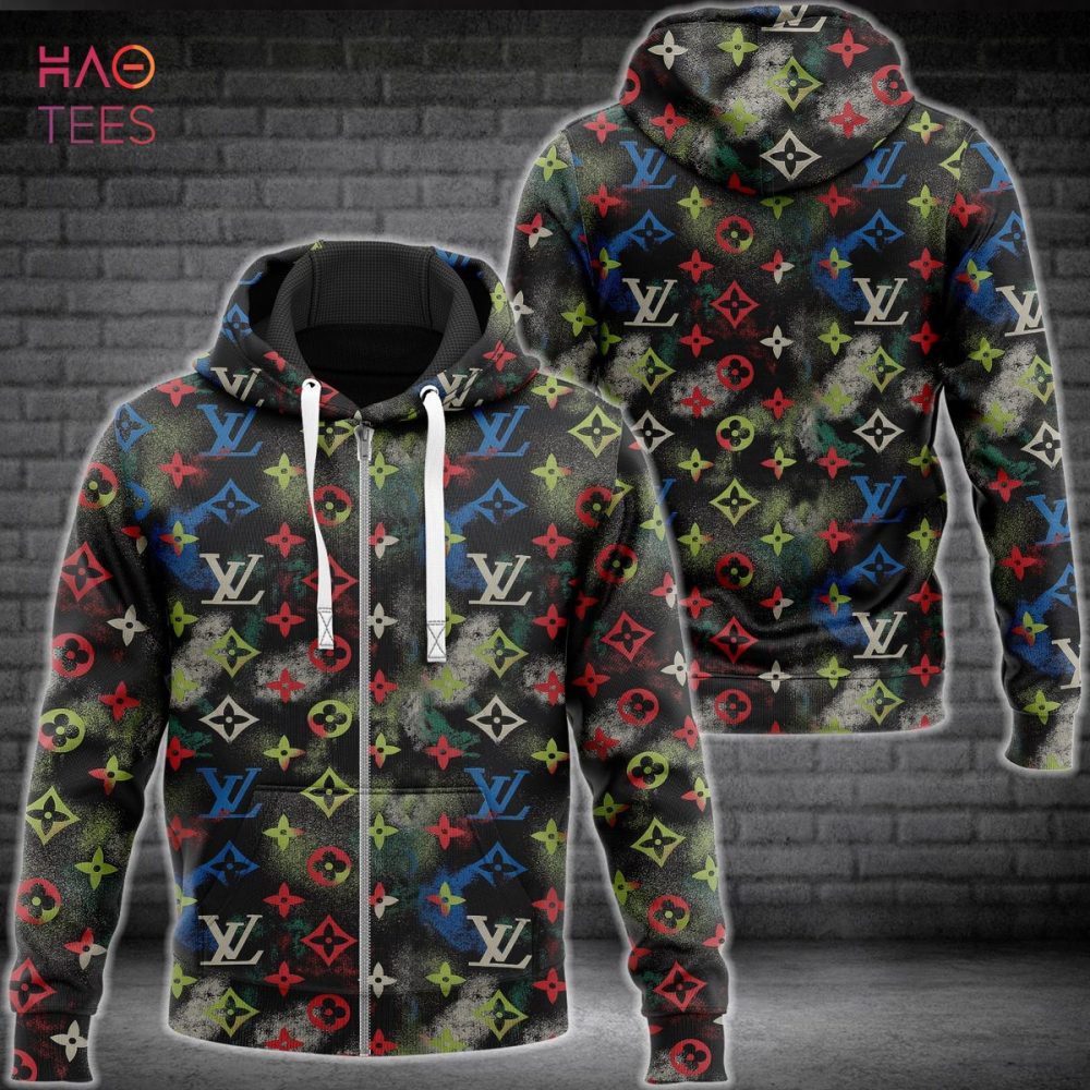 Louis Vuitton Full Color Luxury Hoodie Limited Edition