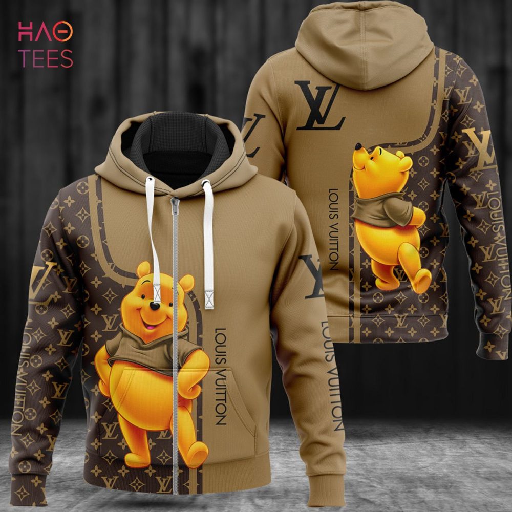 Louis Vuitton Winnie Pooh Luxury 3D Hoodie Limited Edition