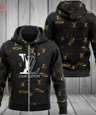 Louis Vuitton Logo Pattern Luxury 3D Hoodie Limited Edition