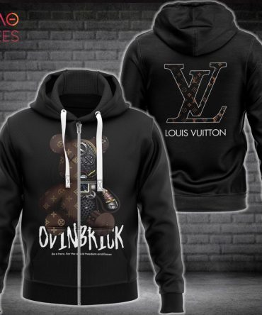 Louis Vuitton Bear Luxury 3D Hoodie Limited Edition