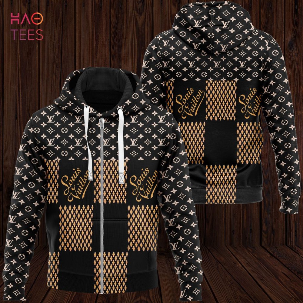 Louis Vuitton Square Pattern Luxury 3D Hoodie Limited Edition