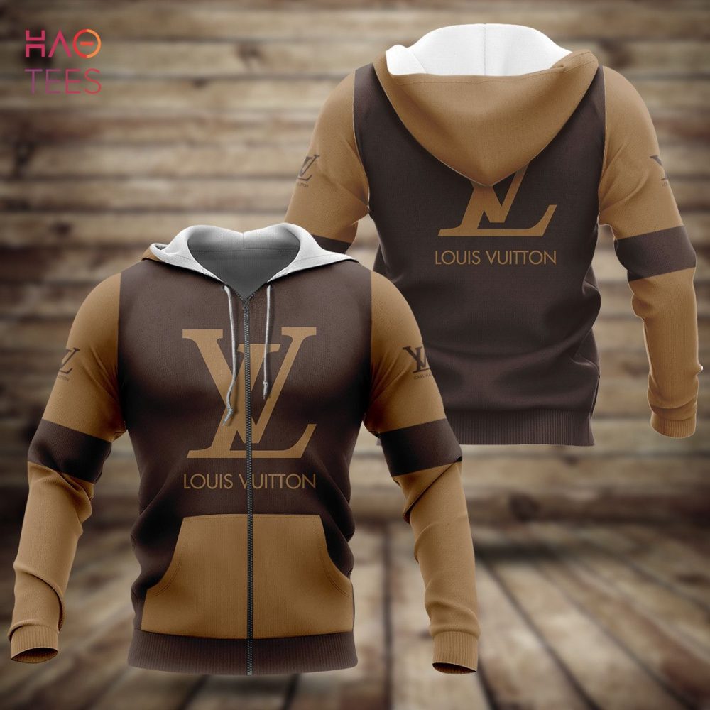 Louis Vuitton Luxury Brand Brown Hoodie Limited Edition