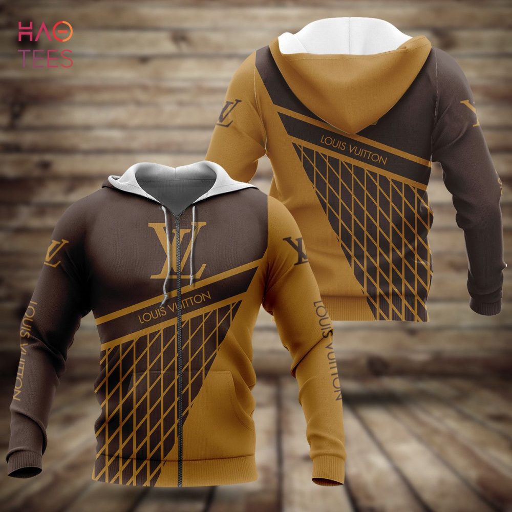 Louis Vuitton Stripe Pattern Luxury 3D Hoodie Limited Edition
