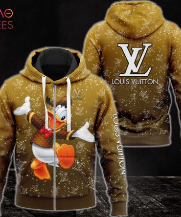 Louis Vuitton Ombre Gold Luxury 3D Hoodie Limited Edition