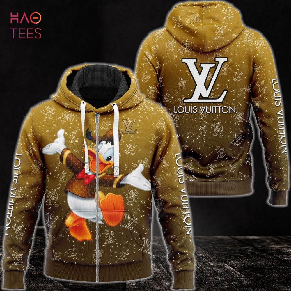 Louis Vuitton Ombre Gold Luxury 3D Hoodie Limited Edition