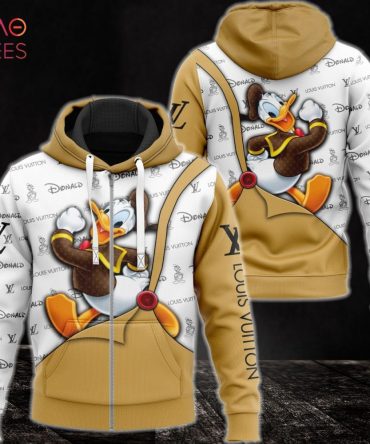 Louis Vuitton Disney Donal Luxury 3D Hoodie Limited Edition