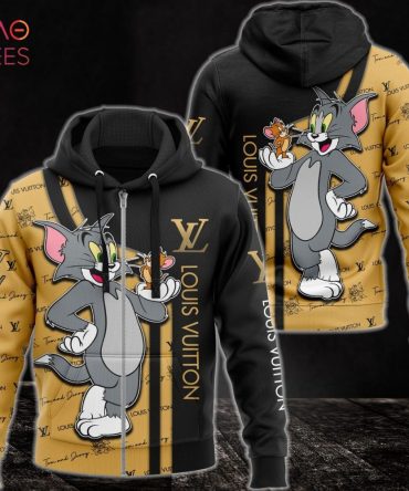 Louis Vuitton Tom And Jerry Luxury 3D Hoodie Limited Edition
