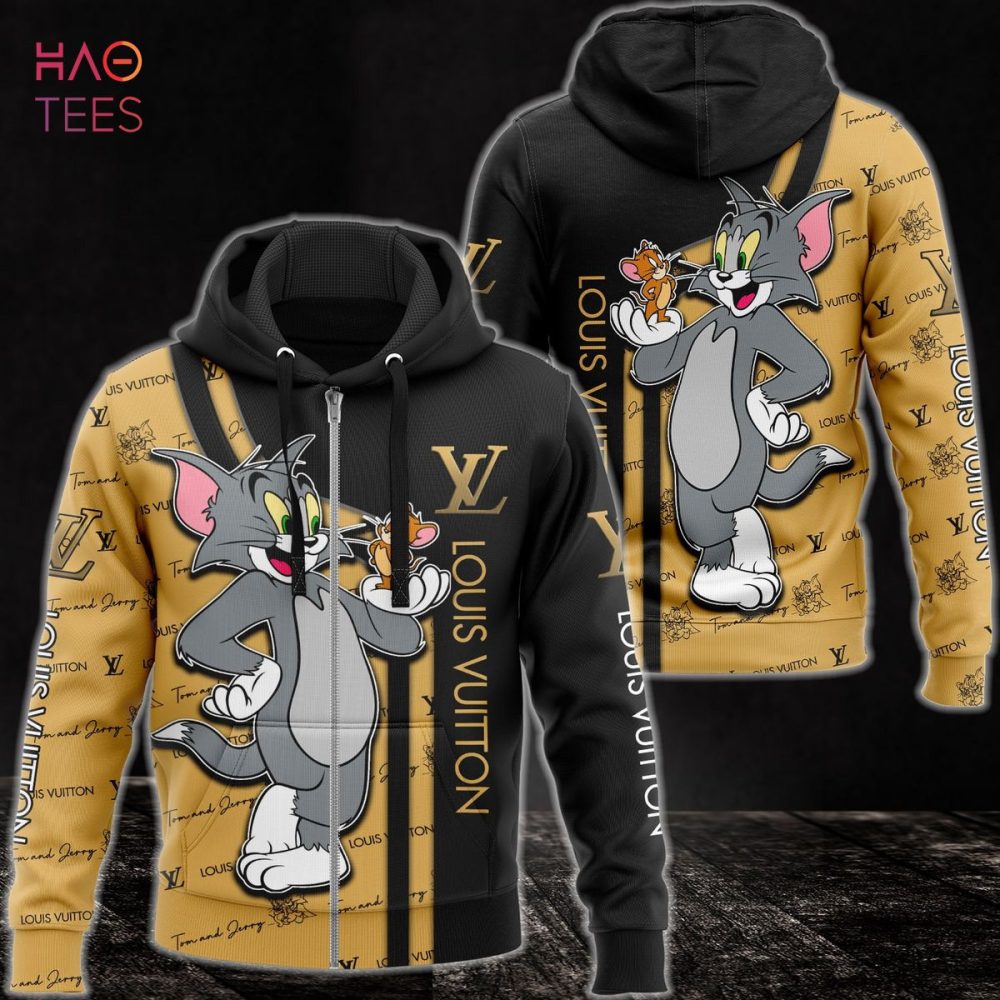 Louis Vuitton Tom And Jerry Luxury 3D Hoodie Limited Edition
