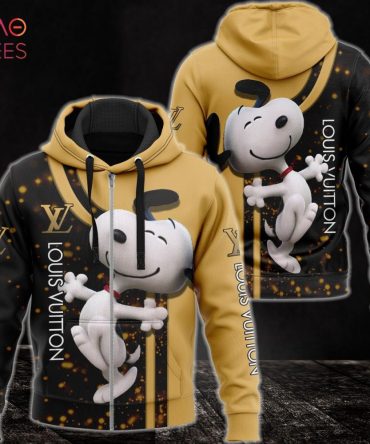 Louis Vuitton Snoopy Luxury 3D Hoodie Pod Design