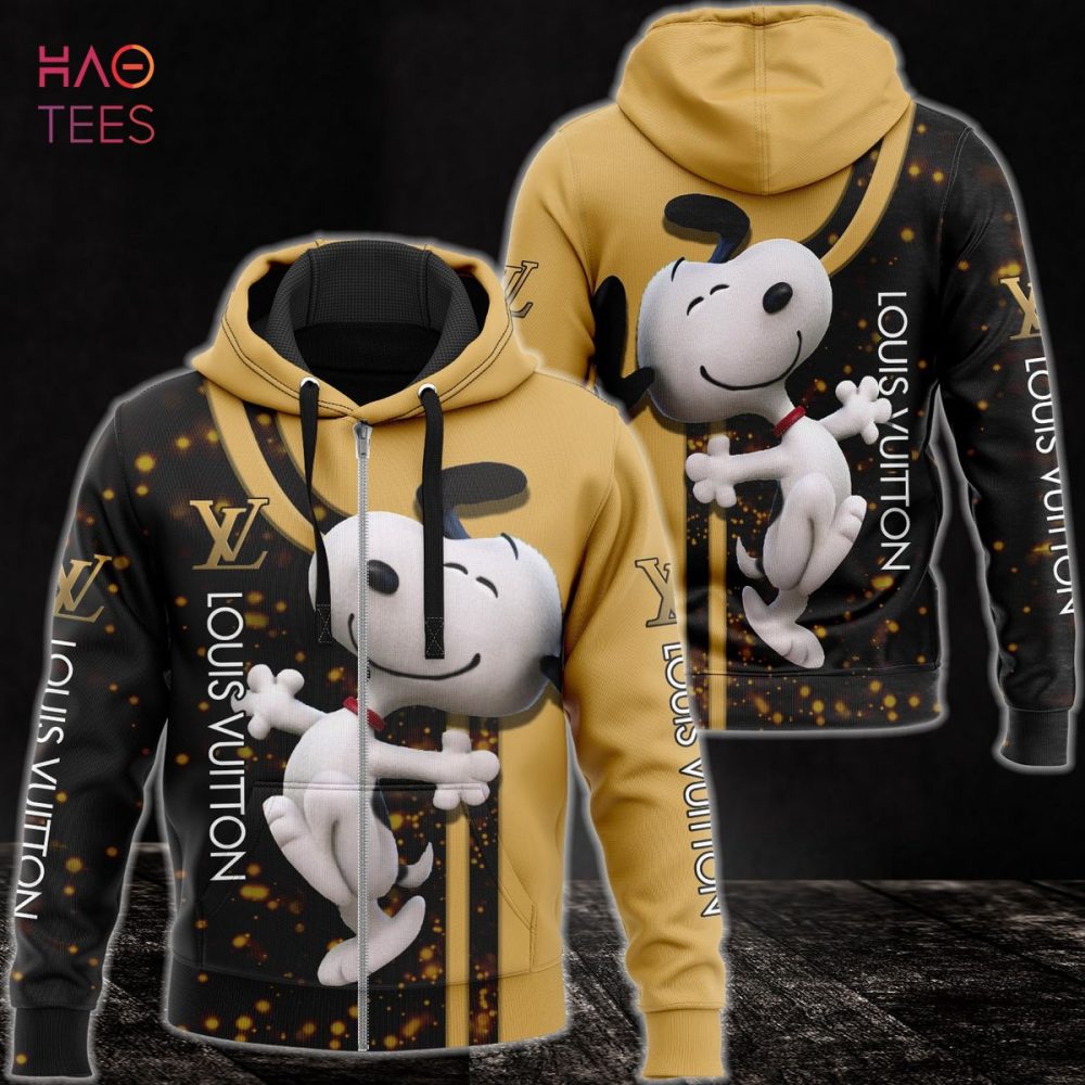 Louis Vuitton Snoopy Luxury 3D Hoodie Pod Design