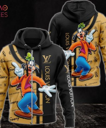 Louis Vuitton Goofy Cartoon Luxury 3D Hoodie Limited Edition