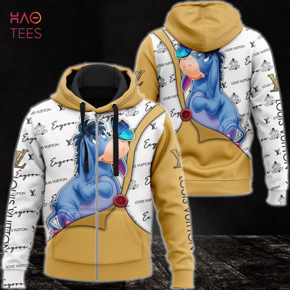 Louis Vuitton Eeyore Luxury 3D Hoodie Pod Design