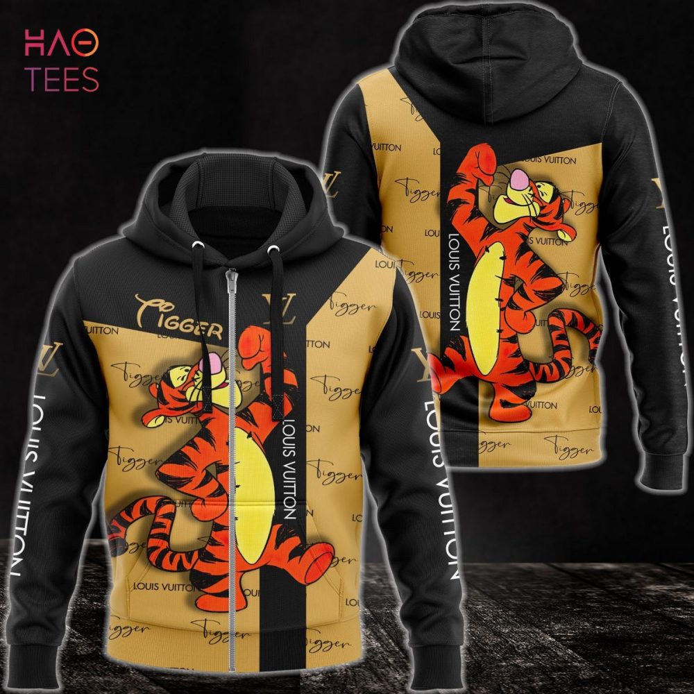 Louis Vuitton Tigger Luxury 3D Hoodie Pod Design