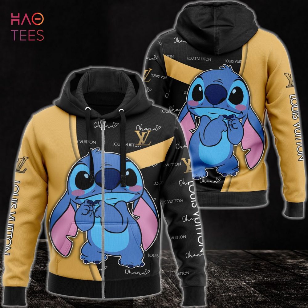 Louis Vuitton Luxury Brand Stitch 3D Hoodie Limited Edition