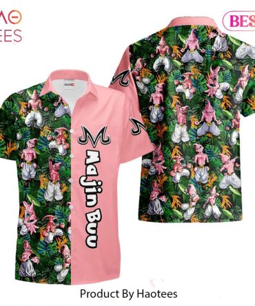 Majin Buu Hawaiian Shirts Custom Anime Merch Clothes For Men Women