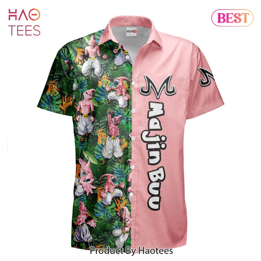Majin Buu Hawaiian Shirts Custom Anime Merch Clothes For Men Women - Image 2