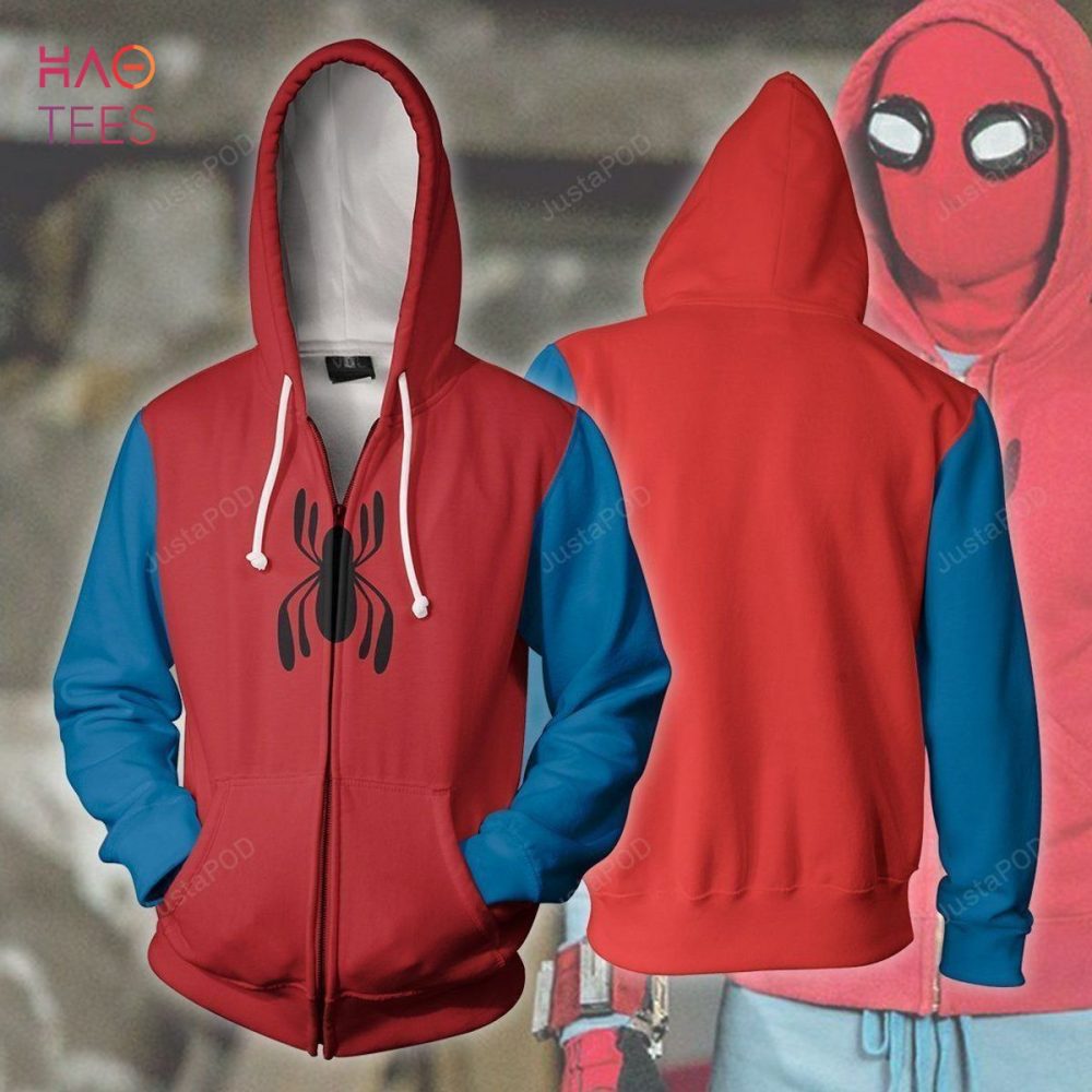 Marvel Comics Homecoming Spider-Man Cosplay 3D Hoodie