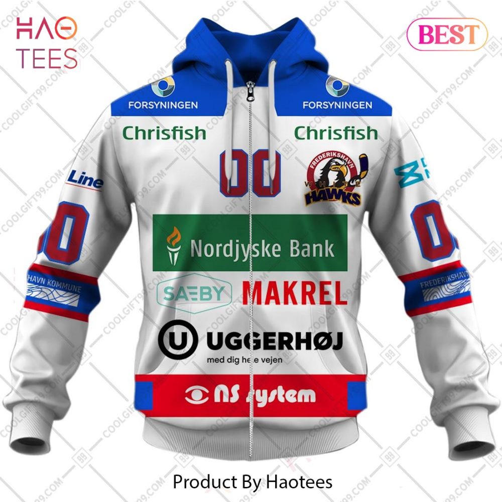 Metal Ligaen Frederikshavn White Hawks Home Jersey 2324 Style Hoodie, T-Shirt, Zip Hoodie, Sweatshirt - Image 5