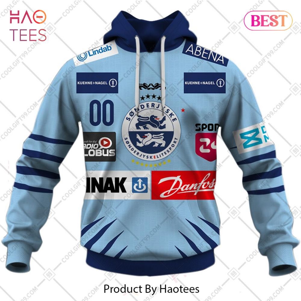 Metal Ligaen Sonderjyske Ishockey Home Jersey 2324 Style Hoodie, T-Shirt, Zip Hoodie, Sweatshirt - Image 2