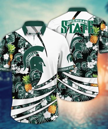 Michigan State Spartans Ncaa Hawaiian Shirt Hot Season Aloha Shirt