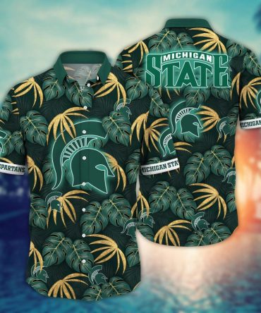 Michigan State Spartans Ncaa Hawaiian Shirt Lush Greenery The World Sport Shirts