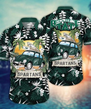 Michigan State Spartans Ncaa Hawaiian Shirt Summer Fruitstime Aloha Shirt