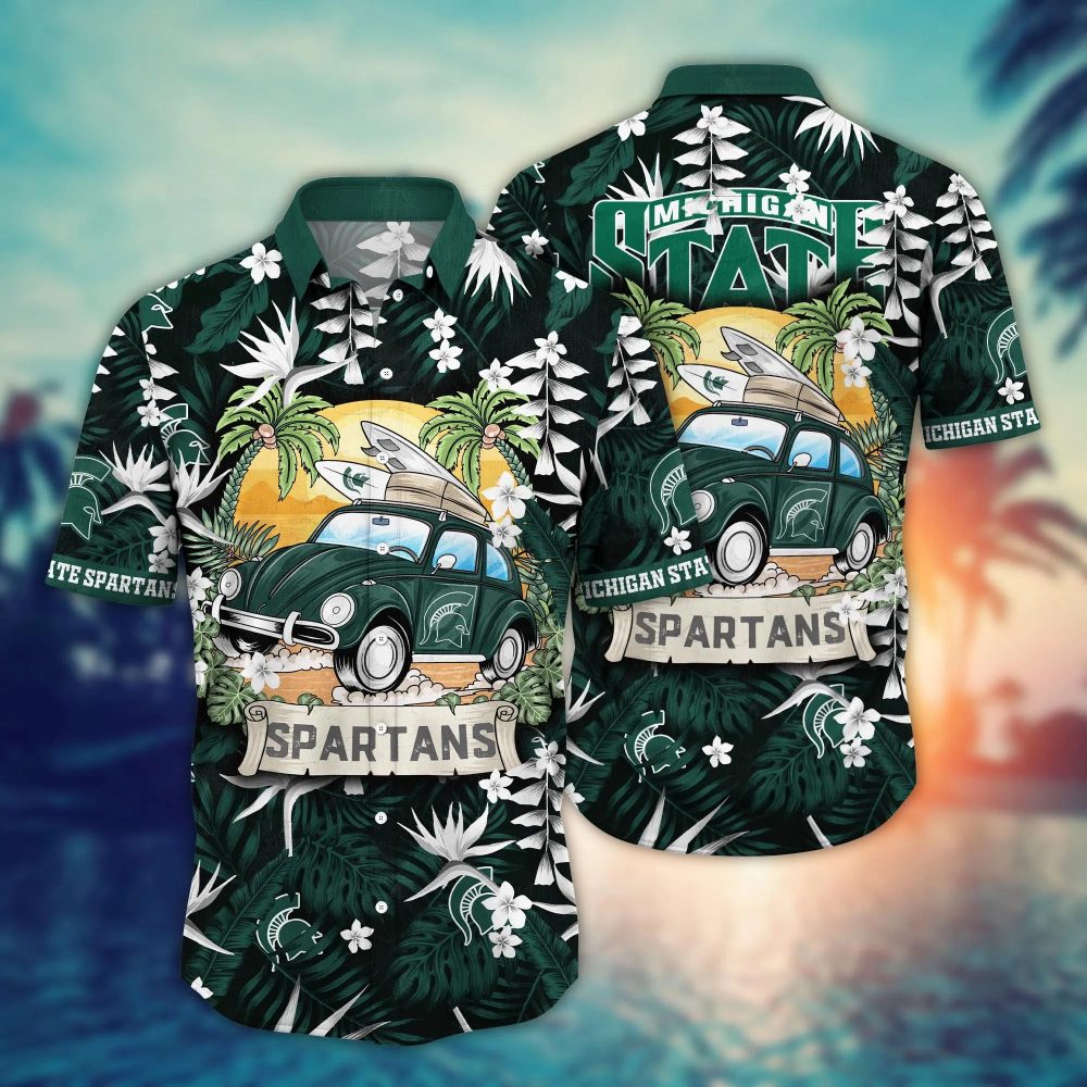 Michigan State Spartans Ncaa Hawaiian Shirt Summer Fruitstime Aloha Shirt