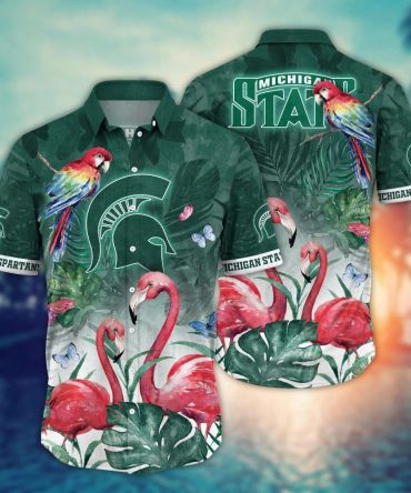 Michigan State Spartans Ncaa Hawaiian Shirt Sunbathe Aloha Shirt