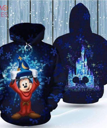 Mickey Mouse Fantasia 3D Printed Hoodie