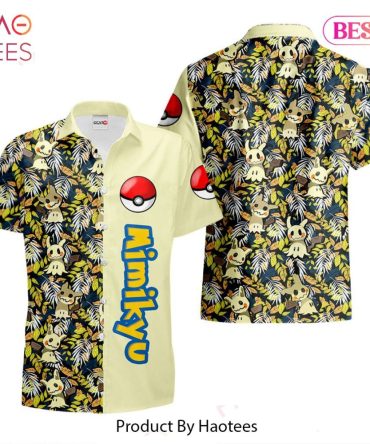 Mimikyu Hawaiian Shirts Custom Anime Merch Clothes For Men Women Hot Trend 2023