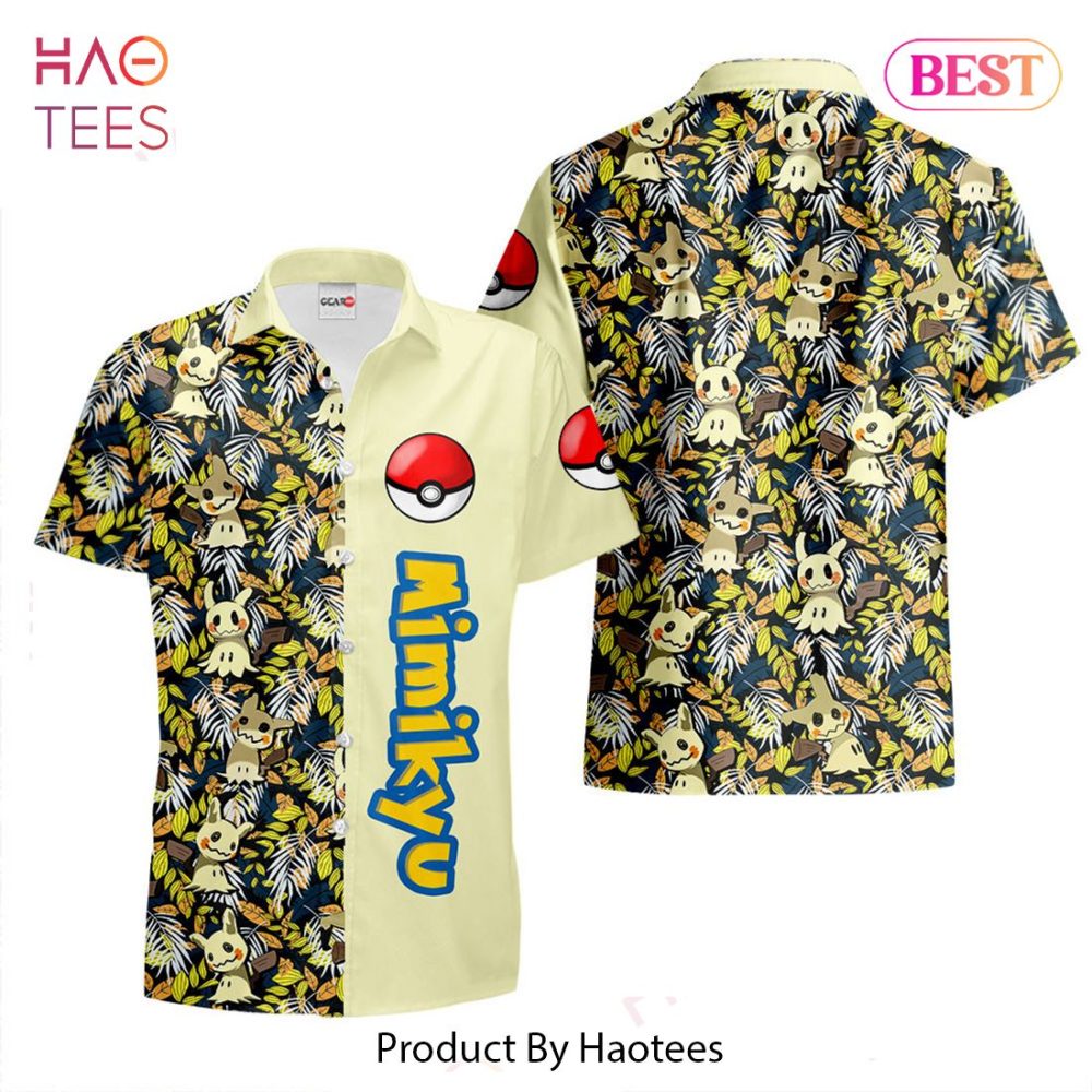 Mimikyu Hawaiian Shirts Custom Anime Merch Clothes For Men Women Hot Trend 2023