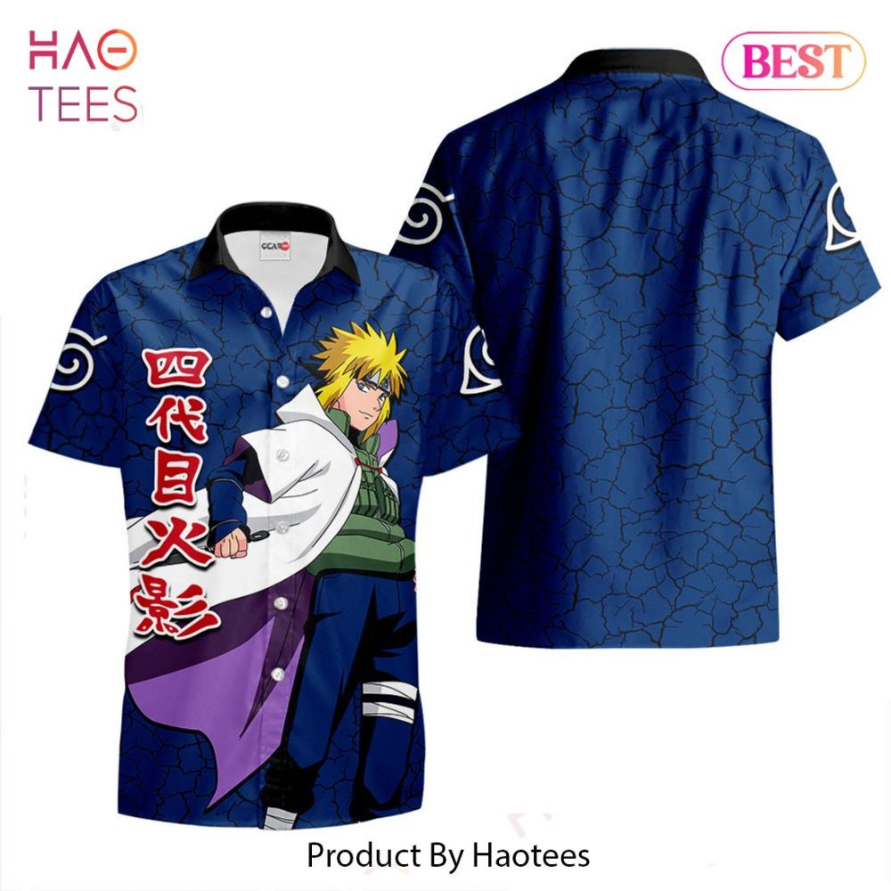 Minato Namikaze Hawaiian Shirts Custom Anime Merch Clothes For Men Women