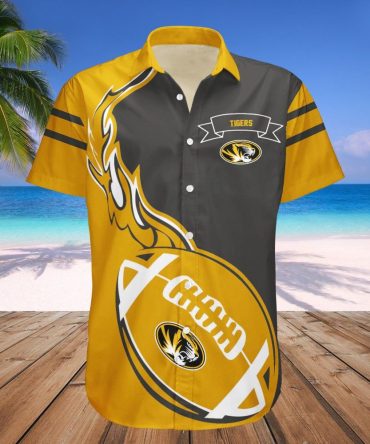 Missouri Tigers Hawaii Shirt Flame Ball – Ncaa
