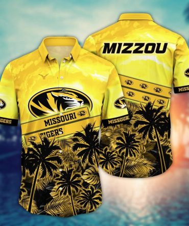 Missouri Tigers Ncaa Hawaiian Shirt Sea Breeze Aloha Shirt