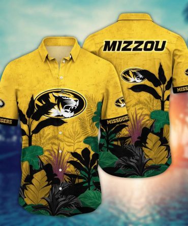 Missouri Tigers Ncaa Hawaiian Shirt Vacation Spots Aloha Shirt