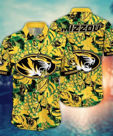 Missouri Tigers Ncaa Hawaiian Shirt Vacation Time Aloha Shirt